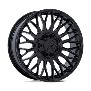 MSA Offroad Wheels – M50 CLUBBER – Black – 24″x7″ 0mm – All weather Wheels – MA050BX24704A00